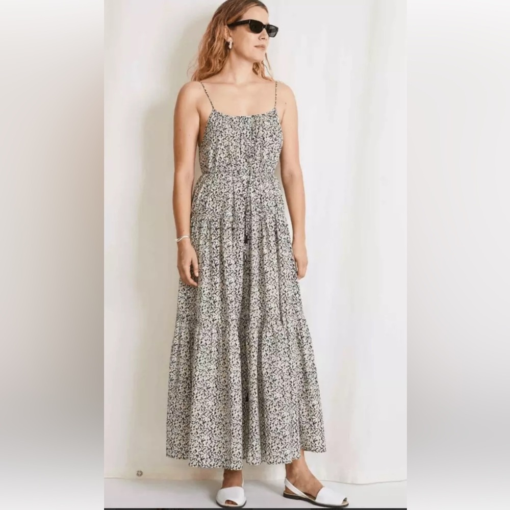 APIECE APART SALUDA TIER MAXI Black Flora